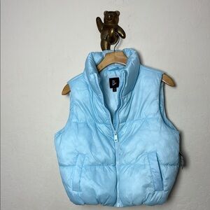 Art Class Sky Blue Puffer Vest girls size XL 14